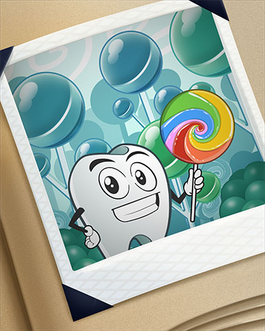 Lollipop Forest Badge - Sweet Tooth Town Lollipop Forest Badge - Sweet Tooth Town