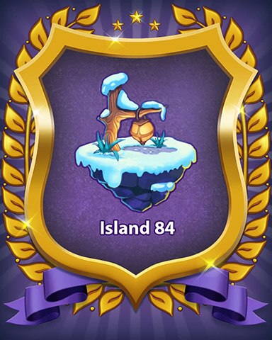 Island 84 Badge - Bejeweled Stars