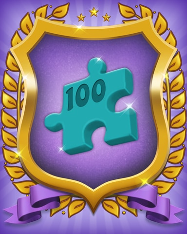 Level 100 Badge - Card Scramble: Viola's Diner Level 100 Badge - Card Scramble: Viola's Diner