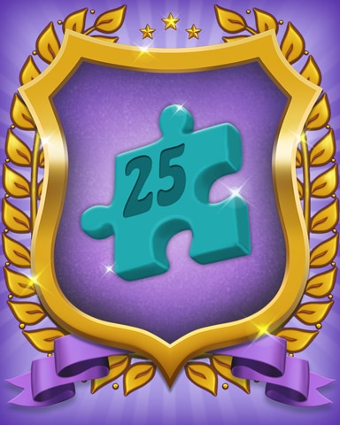 Level 25 Badge - Card Scramble: Viola's Diner Level 25 Badge - Card Scramble: Viola's Diner