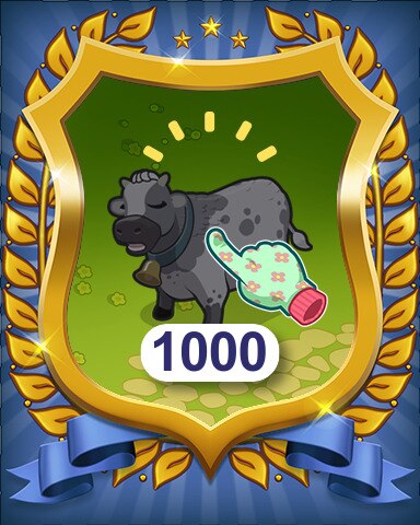 Harvested 1000 Badge - Farm Merge Valley Harvested 1000 Badge - Farm Merge Valley