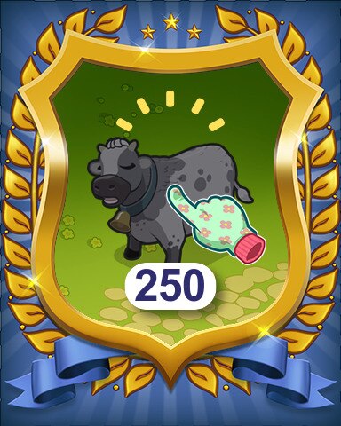 Harvested 250 Badge - Farm Merge Valley Harvested 250 Badge - Farm Merge Valley