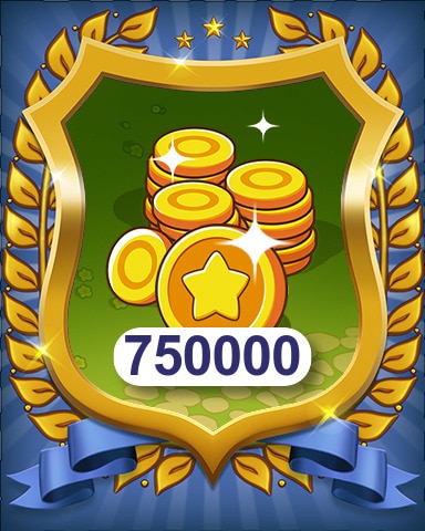 Coins Earned 750000 Badge - Farm Merge Valley