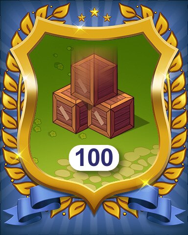 Crates Spawned 100 Badge - Farm Merge Valley Crates Spawned 100 Badge - Farm Merge Valley
