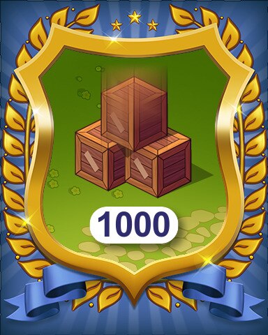 Crates Spawned 1000 Badge - Farm Merge Valley Crates Spawned 1000 Badge - Farm Merge Valley