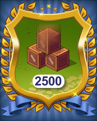 Crates Spawned 2500 Badge - Farm Merge Valley