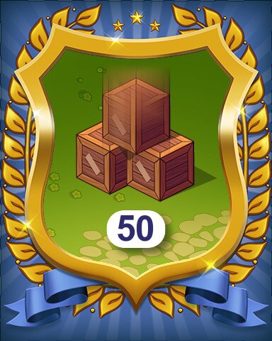 Crates Spawned 50 Badge - Farm Merge Valley Crates Spawned 50 Badge - Farm Merge Valley