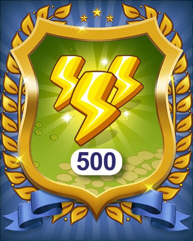 Energy Spent 500 Badge - Farm Merge Valley Energy Spent 500 Badge - Farm Merge Valley