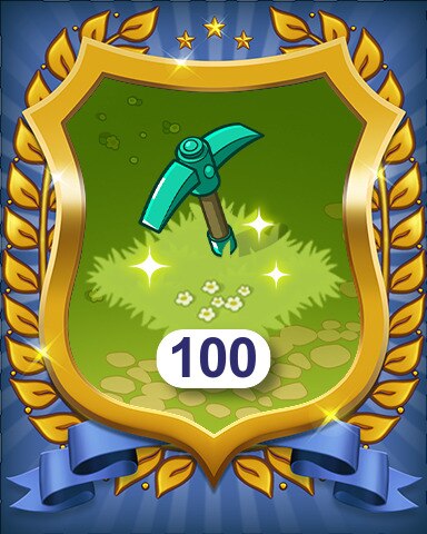 Nature Cleared 100 Badge - Farm Merge Valley