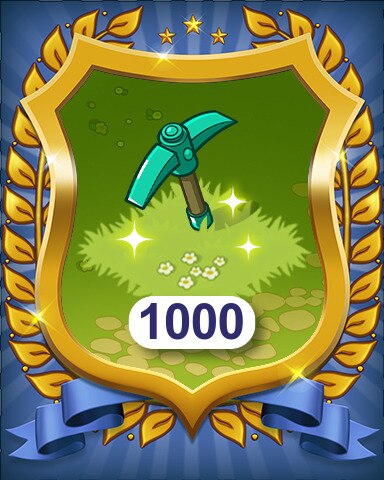 Nature Cleared 1000 Badge - Farm Merge Valley Nature Cleared 1000 Badge - Farm Merge Valley