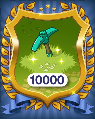 Nature Cleared 10000 Badge - Farm Merge Valley Nature Cleared 10000 Badge - Farm Merge Valley