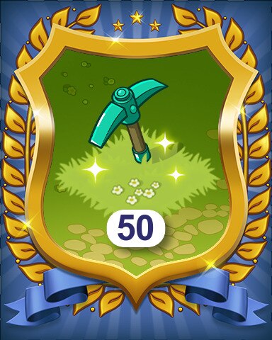 Nature Cleared 50 Badge - Farm Merge Valley
