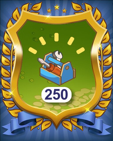 Toolboxes Opened 250 Badge - Farm Merge Valley