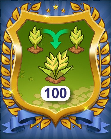 Total Merge 100 Badge - Farm Merge Valley Total Merge 100 Badge - Farm Merge Valley