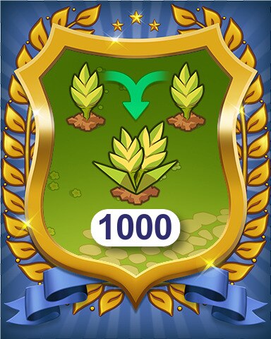 Total Merge 1000 Badge - Farm Merge Valley Total Merge 1000 Badge - Farm Merge Valley