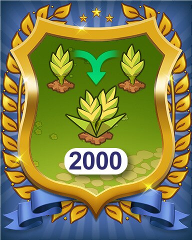 Total Merge 2000 Badge - Farm Merge Valley Total Merge 2000 Badge - Farm Merge Valley