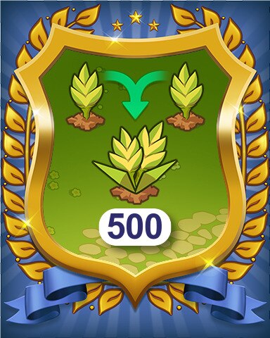 Total Merge 500 Badge - Farm Merge Valley Total Merge 500 Badge - Farm Merge Valley