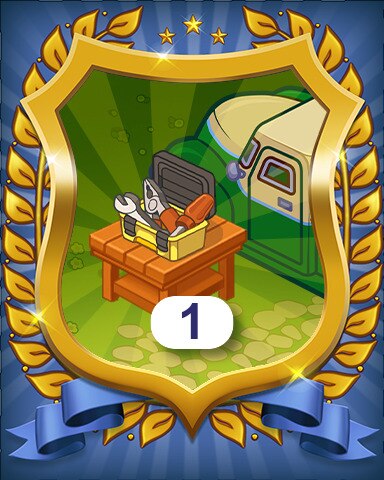 Food Trucks Repaired 1 Badge - Farm Merge Valley Food Trucks Repaired 1 Badge - Farm Merge Valley