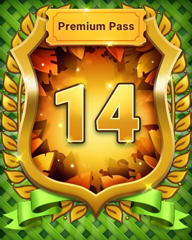 Aster Blooms Season Pass Badge - Garden Blast