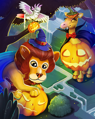 Spooky Sanctuary Badge - Mahjong Sanctuary Spooky Sanctuary Badge - Mahjong Sanctuary
