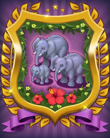 Elephant Badge - Mahjong Sanctuary Elephant Badge - Mahjong Sanctuary