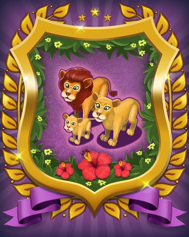 Lion Badge - Mahjong Sanctuary Lion Badge - Mahjong Sanctuary