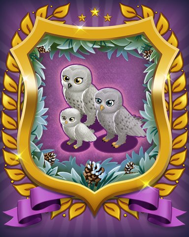 Snowowl Badge - Mahjong Sanctuary Snowowl Badge - Mahjong Sanctuary
