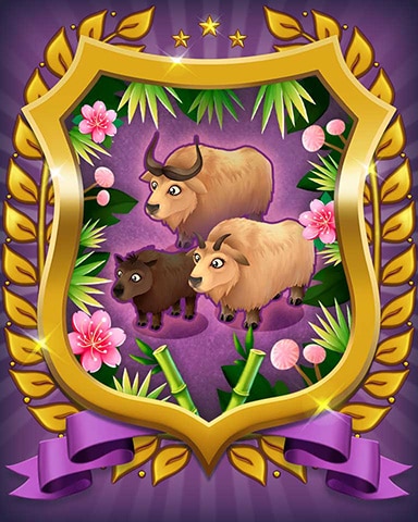 Takin Badge - Mahjong Sanctuary Takin Badge - Mahjong Sanctuary