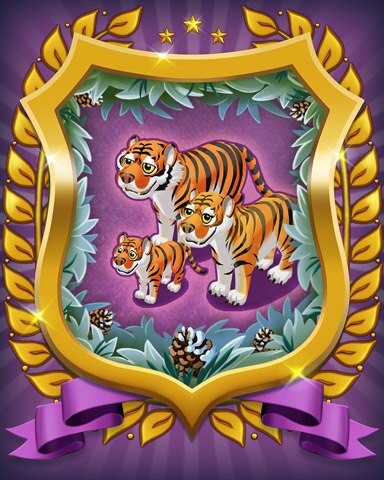 Tiger Badge - Mahjong Sanctuary Tiger Badge - Mahjong Sanctuary