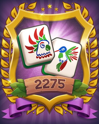 Level 2275 Badge - Mahjong Sanctuary