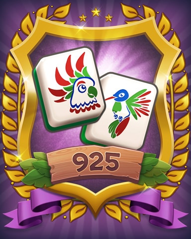 Level 925 Badge - Mahjong Sanctuary Level 925 Badge - Mahjong Sanctuary