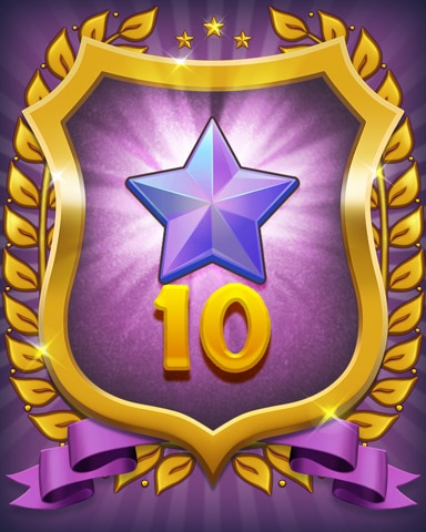 Purple Stars 10 Badge - Mahjong Sanctuary Purple Stars 10 Badge - Mahjong Sanctuary