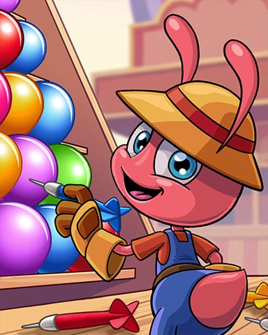 Poppin' Fair Balloons Badge - Pogo&trade; Slots