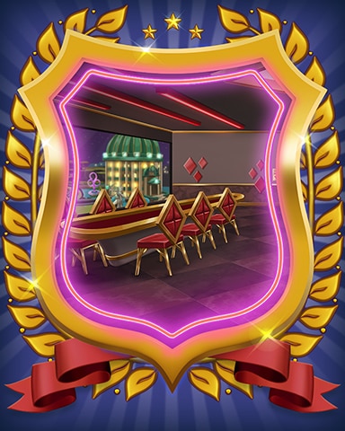 Glittering Diamond Room - Poker Town Badge