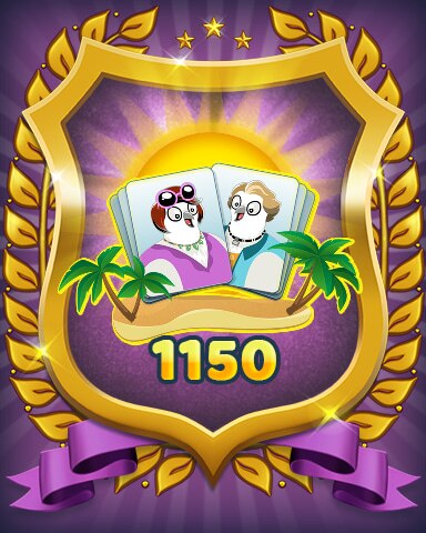 Level 1150 Badge - Snowbird Solitaire