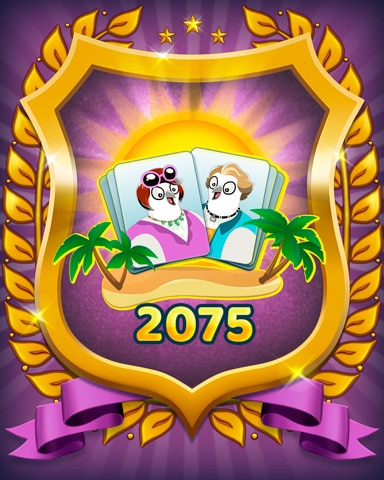 Level 2075 Badge - Snowbird Solitaire Level 2075 Badge - Snowbird Solitaire
