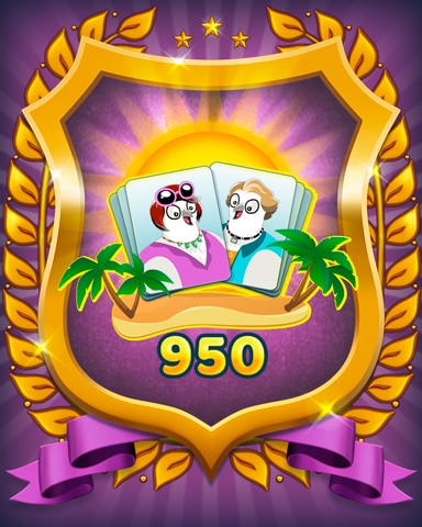 Level 950 Badge - Snowbird Solitaire Level 950 Badge - Snowbird Solitaire