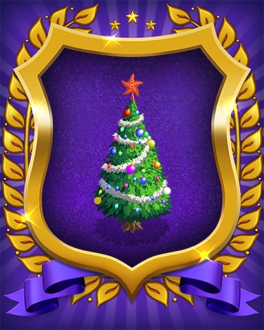 Snowbird Xmas Tree Badge - Snowbird Solitaire Snowbird Xmas Tree Badge - Snowbird Solitaire