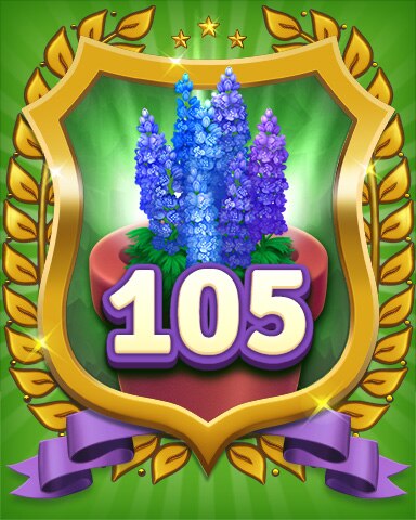 Gardener Level 105 Badge - Secret Word Gardens Gardener Level 105 Badge - Secret Word Gardens