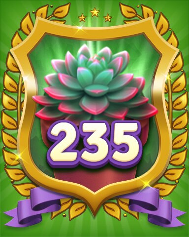 Gardener Level 235 Badge - Secret Word Gardens