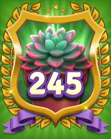 Gardener Level 245 Badge - Secret Word Gardens