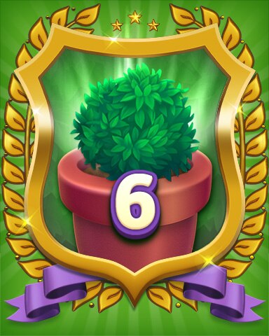 Gardener Level 6 Badge - Secret Word Gardens