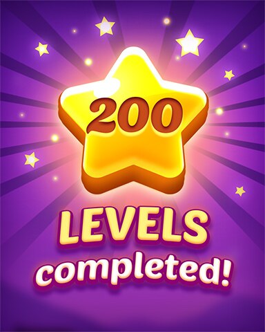 Level 200 Badge - Tile Hero Level 200 Badge - Tile Hero