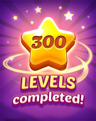 Level 300 Badge - Tile Hero