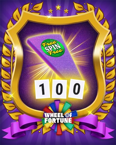 Use The 'Free Spin' Wedge 100 Times. - Wheel Of Fortune: Pogo™ Edition Badge Use The 'Free Spin' Wedge 100 Times. - Wheel Of Fortune: Pogo™ Edition Badge