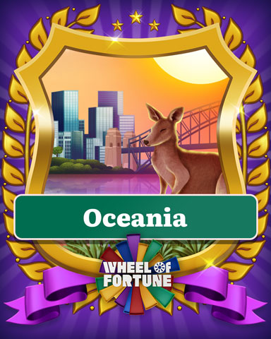 Participate In The 'Oceania' Seasons Event. - Wheel Of Fortune: Pogo™ Edition Badge Participate In The 'Oceania' Seasons Event. - Wheel Of Fortune: Pogo™ Edition Badge