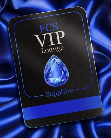 Sapphire VIP Lounge Cards Badge - First Class Solitaire HD