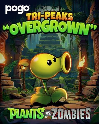 Pea Shooter PvZ Overgrown Badge - Tri-Peaks Solitaire HD Pea Shooter PvZ Overgrown Badge - Tri-Peaks Solitaire HD