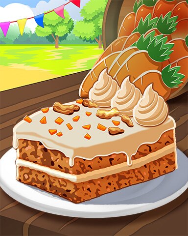 Carrot Cake Fair Food Badge - Word Whomp HD Carrot Cake Fair Food Badge - Word Whomp HD