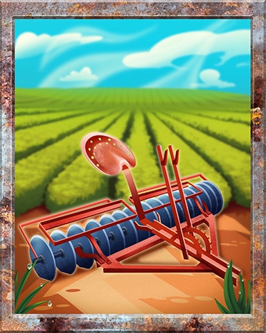 Harrow Farm Equipment Badge - Word Whomp HD Harrow Farm Equipment Badge - Word Whomp HD